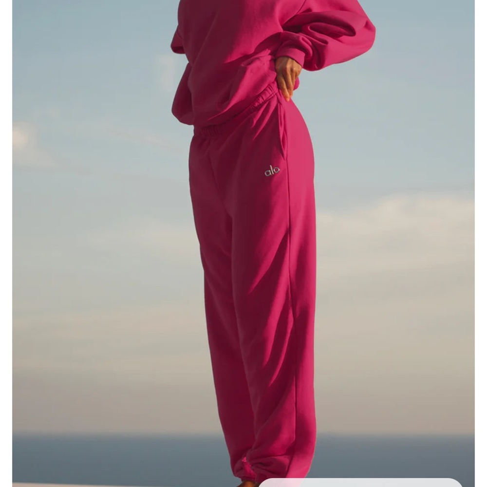 Alo Accolade Pink Summer Crush Sweatpants